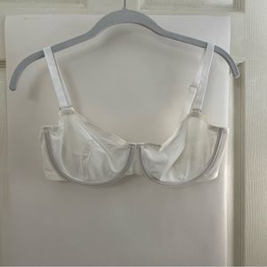 Cuup Balconette Bra - white mesh